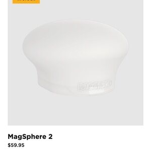 MagSphere 2 Silicone Facial Massager by MAGMOO - White